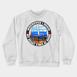 Heart Stays Home - Arkansas Crewneck Sweatshirt